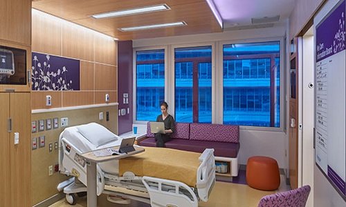 Patient rooms interior design